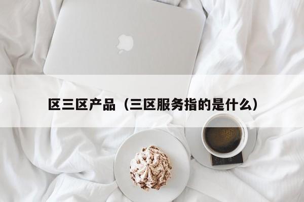 区三区产品（三区服务指的是什么）